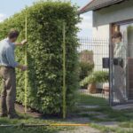 Ab 9. April 2026 drohen Strafen für hohe Hecken nahe Grundstücksgrenzen