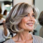Diese Frisur ab 60 wird von Friseuren geliebt, weil sie sofort frischer und jünger wirkt